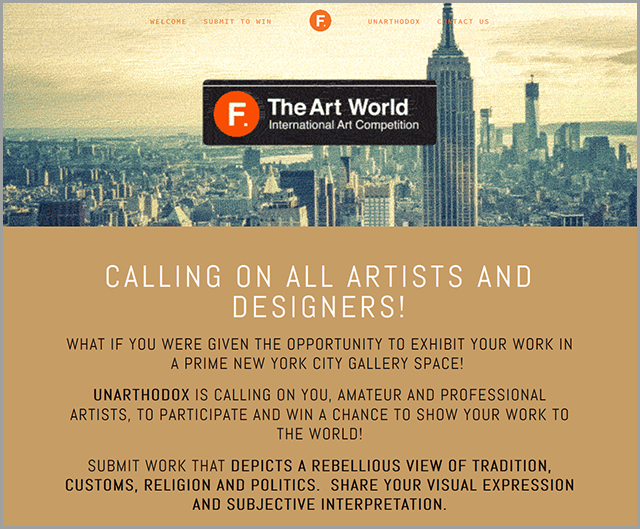 F. The Art World